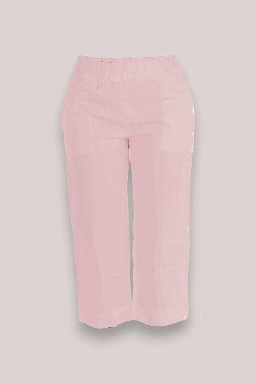 PANTALONE DONNA IN COTONE STRETCH - ROSA CUT SOLID - Linassi