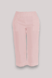 PANTALONE DONNA IN COTONE STRETCH - ROSA CUT SOLID - Linassi