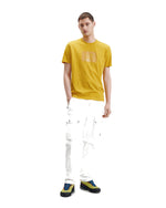T-SHIRT UOMO IN COTONE STRETCH YELLOW - 12CMTS042A005100W239 239 - Linassi