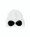 BERRETTO UOMO GOGGLE BEANIE MERINO GAUZE WHITE - 13CMAC122A005509A 103 - Linassi