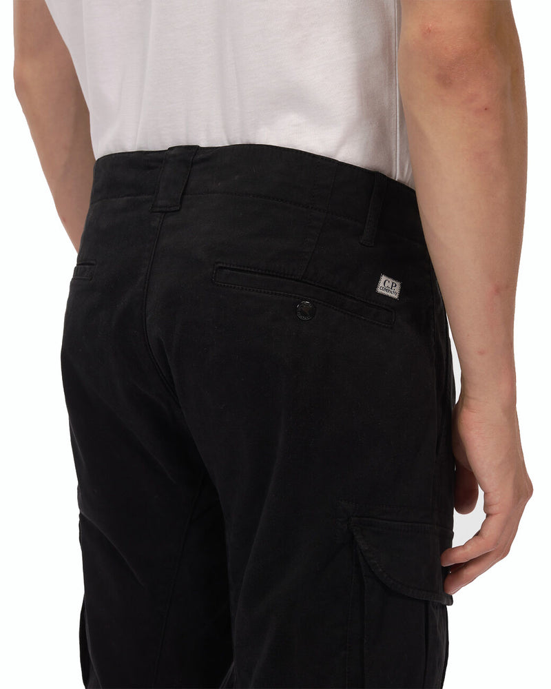 PANTALONE UOMO STRETCH CARGO BLACK - 13CMPA186A-005529G 999 - Linassi
