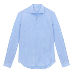 CAMICIA UOMO IN MISTO LINO AZZURRO - 3432E602L 233396 82 - Linassi