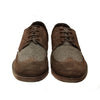 SCARPE UOMO IN TESSUTO FANTASIA E CAMOSCIO MARRONE 270 - Linassi