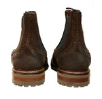 SCARPE UOMO BOOTS IN CAMOSCIO VINTAGE MARRONE 290 - Linassi
