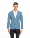 GIACCA UOMO  IN MISTO COTONE  AZZURRO - /9  A182GEGE78|TF035O - Linassi