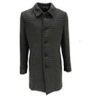 CAPPOTTO UOMO SLIM FIT IN MISTO LANA VERGINE  VERDE MILITARE - ALFREDO  18WPUALFRPDM - Linassi
