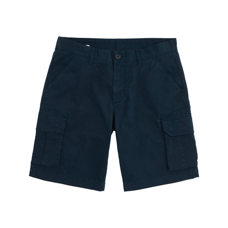 BERMUDA UOMO IN COTONE NAVY BLUE - MILITARY SOLID B31105 07 - Linassi