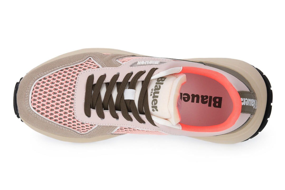Scarpe blauer rosa top