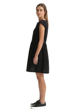ABITO DONNA POPELINE NERO - CFWWDR0068FRUT1509 100 - Linassi