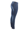 JEANS DONNA IN COTONE STRETCH - BLU DENIM 5 POCKET LIGHT - Linassi