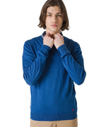 MAGLIA UOMO IN COTONE CON LOGO BLU CHINA - DODOS 01 254 - Linassi