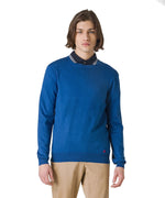MAGLIA UOMO IN COTONE CON LOGO BLU CHINA - DODOS 01 254 - Linassi