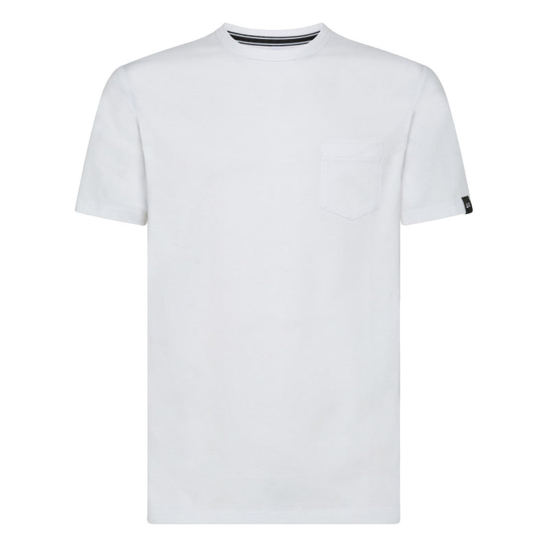 T-SHIRT UOMO CON TASCHINO BIANCO - T32119 01 - Linassi