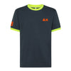 T-SHIRT UOMO LOGO FLUO INCHIOSTRO - T33122  99 - Linassi