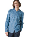 CAMICIA UOMO IN COTONE STRETCH CHAMBRAY - VINTEX CHA 238 - Linassi