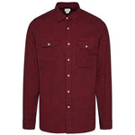 CAMICIA UOMO CON TASCHE IN FLANELLA  RED MICRO BUFFALO -   WOCAM0703 - Linassi