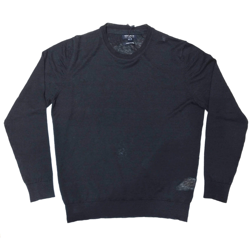 MAGLIA UOMO MANICHE LUNGHE IN PURO LINO  DREAM BLUE - STRIPE CREW NECK  WOMAG1849 - Linassi