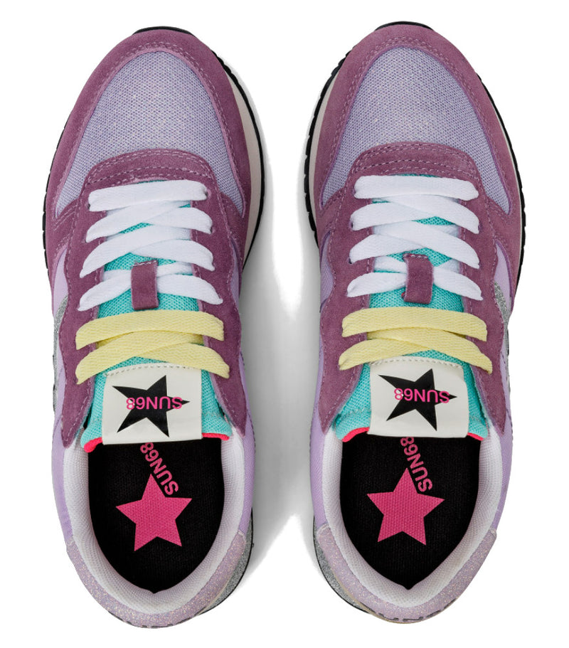 SCARPE DONNA SNEAKERS LILLA - STARGIRL GLITTER LOGO Z33211 24 - Linassi