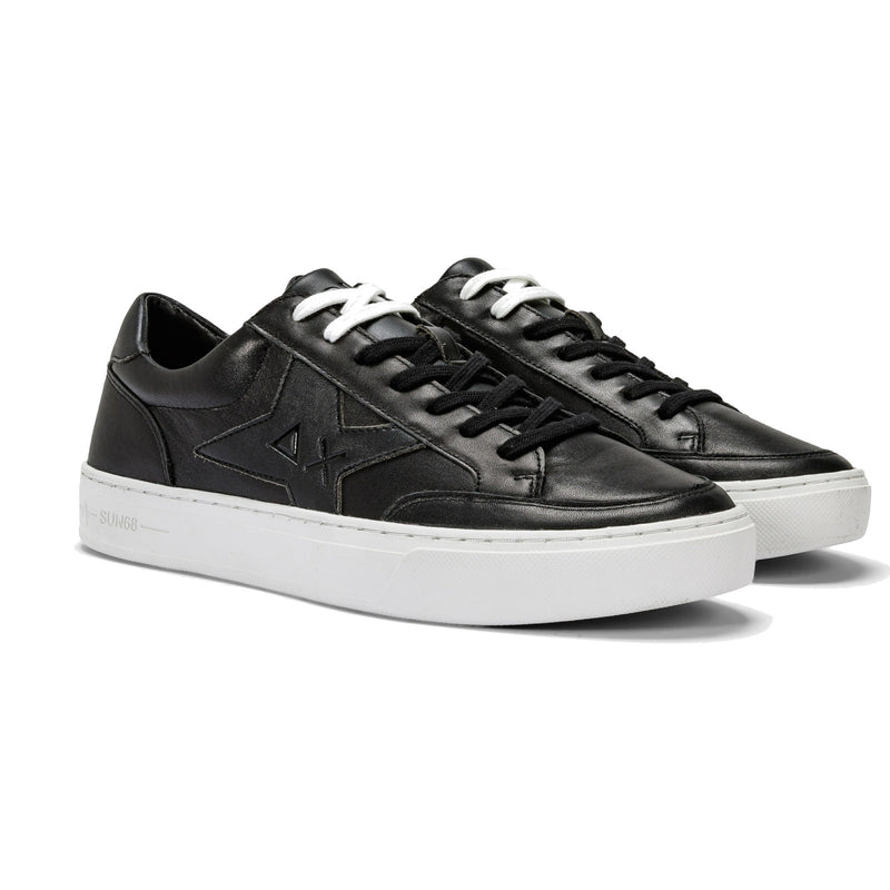 SCARPE UOMO SNEAKERS IN PELLE NERO - SKATE Z42125 11 - Linassi