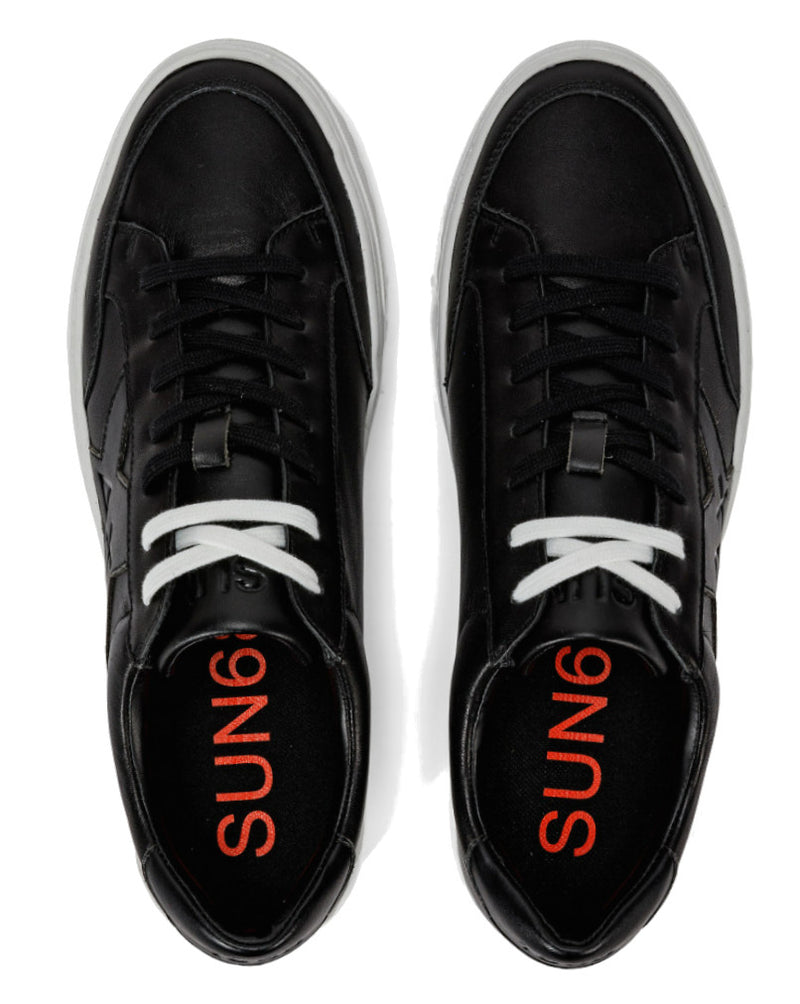 SCARPE UOMO SNEAKERS IN PELLE NERO - SKATE Z42125 11 - Linassi