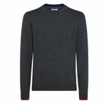 MAGLIA UOMO GIROCOLLO DOUBLE RIB GRIGIO - K42105 47 - Linassi