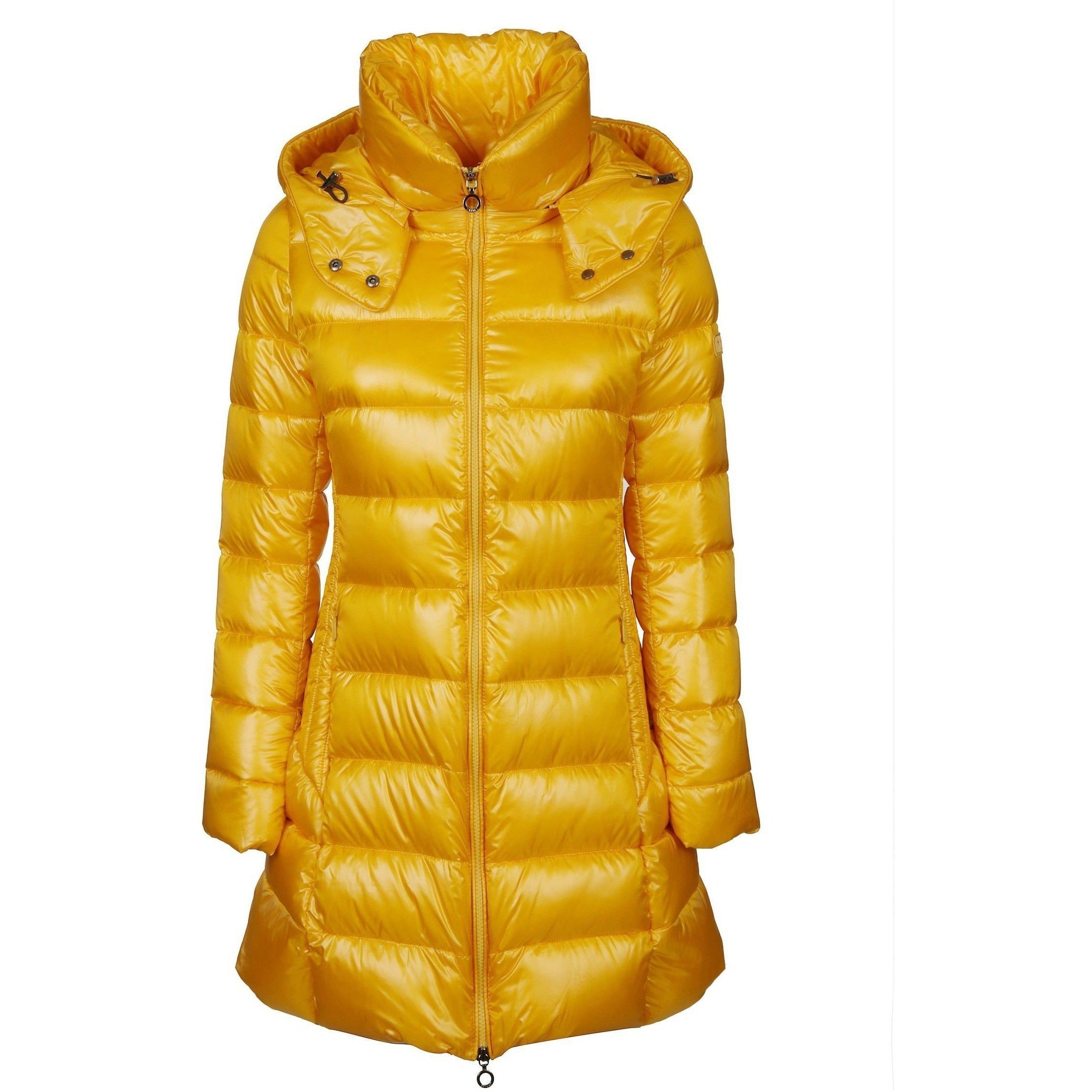 GIACCONE DONNA PIUMINO IN PIUMA NATURALE YELLOW BABILA LTA20A4693