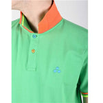 POLO UOMO IN PIQUET DI COTONE VERDE - NEW SELANDINA STR PEU3937 674 - Linassi