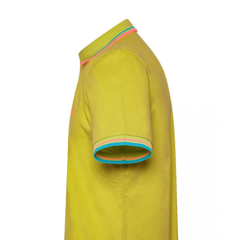 POLO UOMO IN PIQUET DI COTONE GIALLO FLUO - NEW SELANDINA STR 530 - Linassi