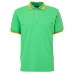 POLO UOMO IN PIQUET DI COTONE VERDE - NEW SELANDINA STR PEU3937 674 - Linassi