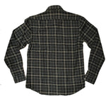 CAMICIA UOMO MILITARE/NERO -THIN FLANNEL CHECK  SH020 4734 - Linassi